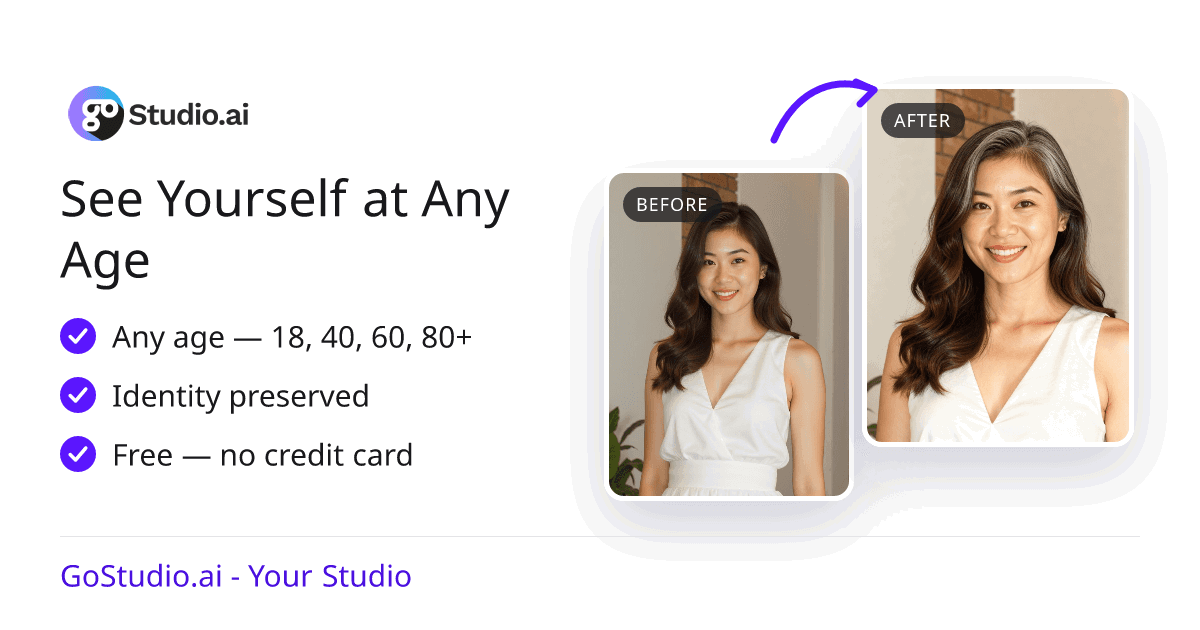 Age Modify — change apparent age from a single photo
