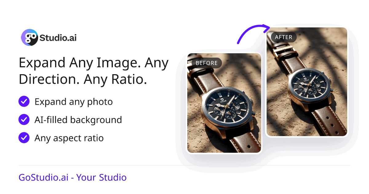 AI Image Extender – Outpaint & Expand Photos | GoStudio