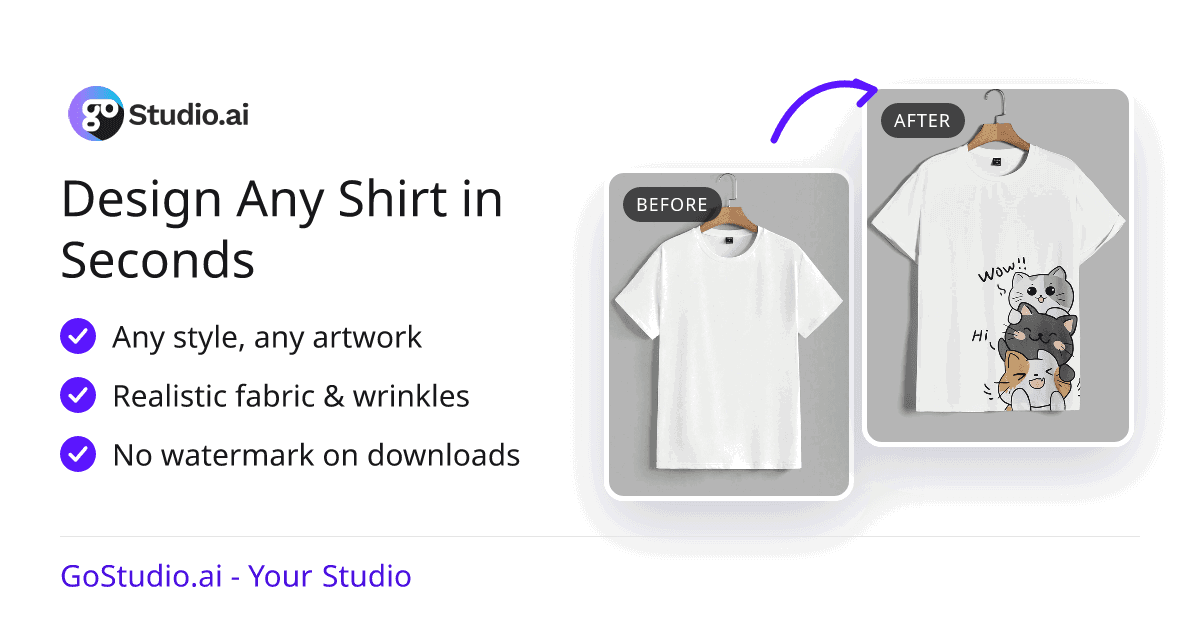 AI Shirt Design Tool - Create Custom T-Shirts Free