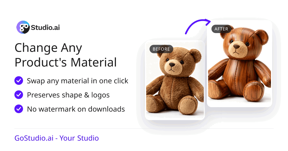 AI Texture Transform | Product Photo Material Editor